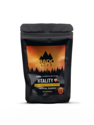 front of 30 count of vitality