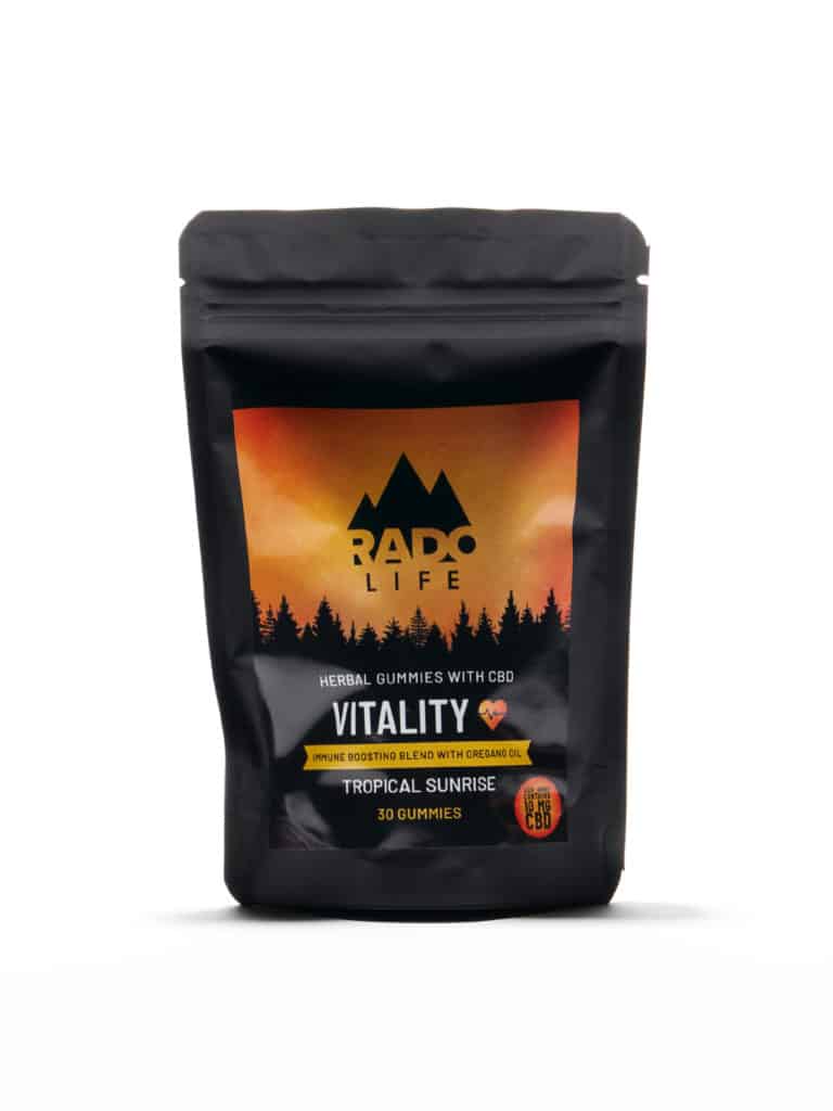 front of 30 count of vitality