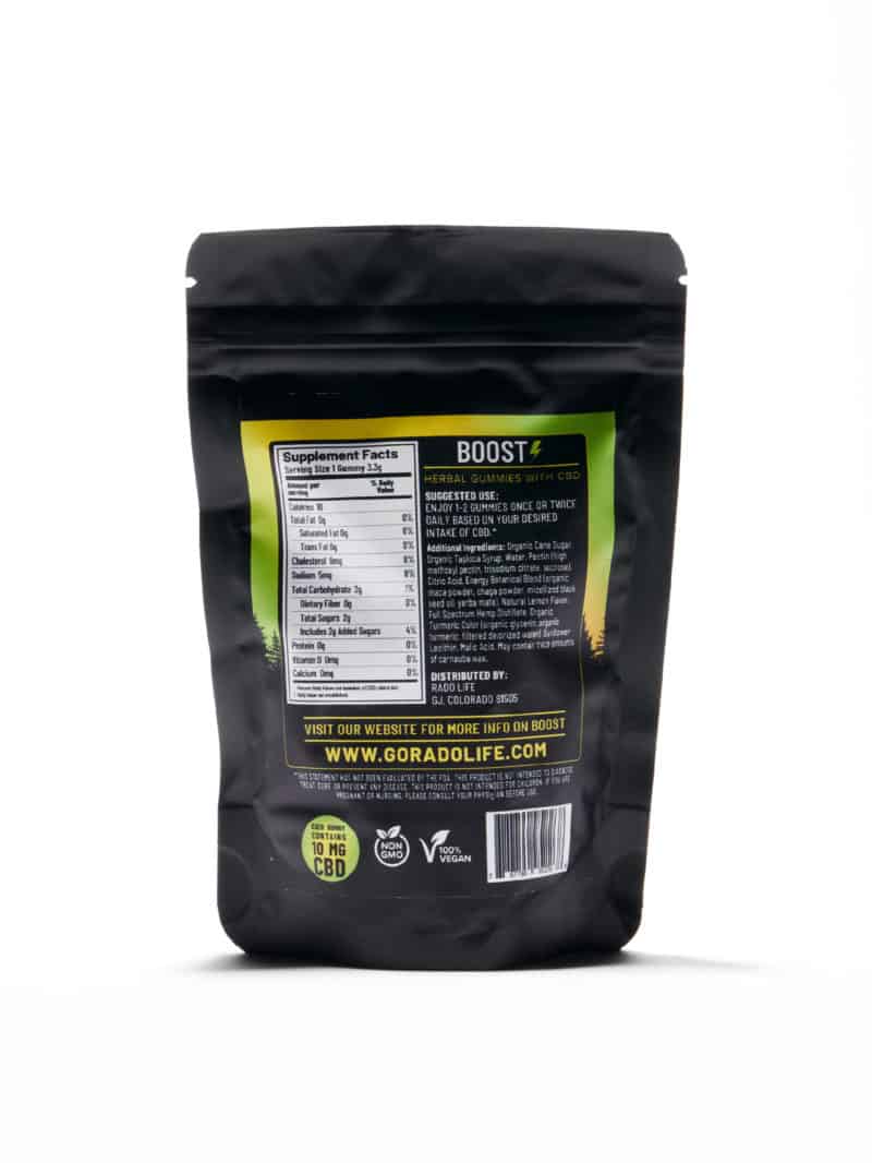 back of boost bag